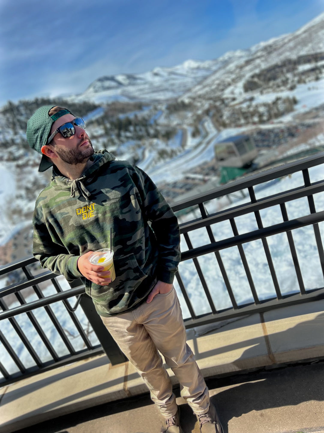 Camo Hoodie - Dont Die